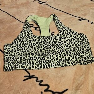 Fabletics Leopard Print Sports Bra